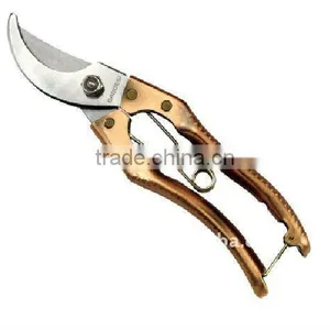 8" Stainless Handle By-pass Pruner Scissors thumbnail-1