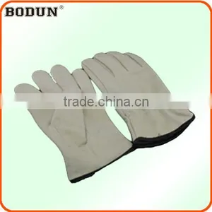 A2018 High Quality White Cowhide Leather Glove thumbnail-1