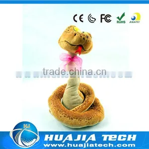 Voice Controlled Music Twist Snake Plush Toy RC Animal HJ045341 Plush Toys Play by Play thumbnail-1
