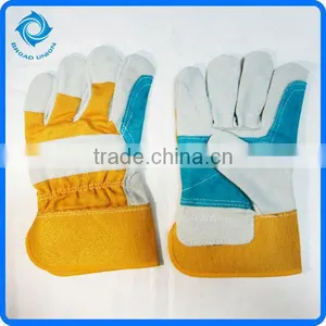 Reinforced Cow Split Working Leather Gloves thumbnail-1