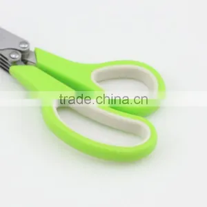 Multipurpose Kitchen Utensil Five Blades Scissors Culinary Herb Shears thumbnail-3