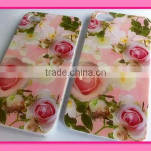Pink Rose Mobile Phone Cover Case for Iphone 4,5 thumbnail-1