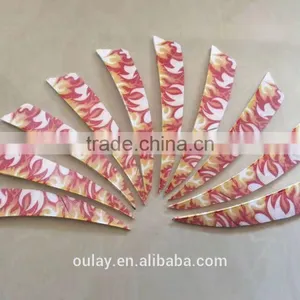 2017 Popular Fancy Arrow Vanes Fletchings For DIY Arrows --500PCS Can Custom thumbnail-5