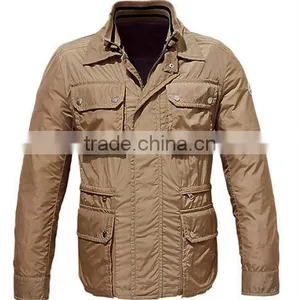 Mens Winter Jackets Satin Nylong Polyester Fabric thumbnail-1