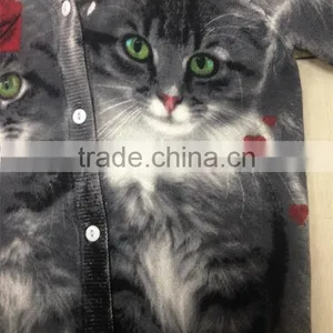 Children's no Hand Feeling Reactive Printing 100% Cotton Cardigan Sweater thumbnail-4
