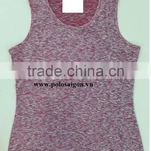 WOMEN TANK TOP ,CUSTOMIZE ORDER, HEATHER FABRIC 92% POLY-8%SPANDEX thumbnail-3