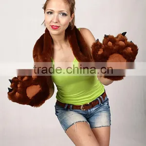 Wholesale Fun Neck Warm Fashion Lady Nepal Cashmere Scarf thumbnail-1