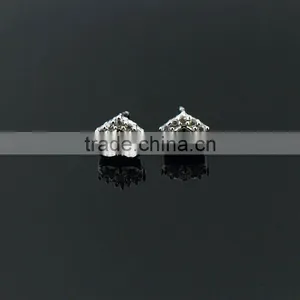 Handmade Silver Earrings Stud thumbnail-1