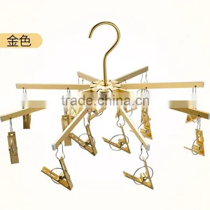 Multifunctional Bra Metal Hanger Plastic Hanger for Garment Rose Gold Material Hanger thumbnail-1