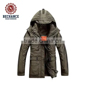 Military Style Winter Wind Proof Padded Jacket With Hood PQ150 thumbnail-1
