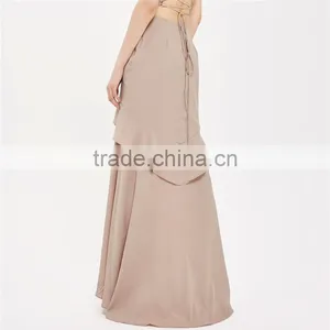 Factory Price Hot Sale Lace Ruffle Pencil Women Skirt Long Maxi thumbnail-4