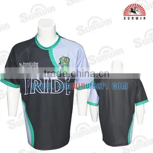 OEM 100% Polyester Sublimation Digital Printing Rugby Jersey/rugby Wear Wholesale thumbnail-2
