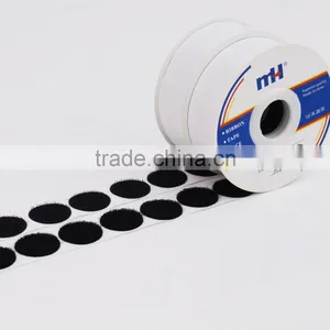 25mm Black Round Self Adhesive Hook Loop Dots thumbnail-1