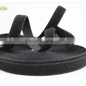 20mm Wide on Rolls of 25m Black White Hook and Loop Tape thumbnail-2