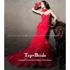 S950 Real Photo Fashion Design Wedding Dresses Red Bridal Gown thumbnail-2