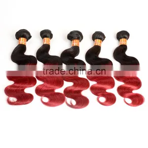 Wholesale Cheap Price Unprocessed Colored Two Tone Hair Weave thumbnail-1