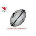 Soft TPVC Leather American Rugby Ball , Nylon Wounded Rubber Bladder thumbnail-1