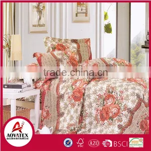 Cheap Imported Home Texile Bedding,100% Polyester Fiber Quilt Wholesale Microfiber Bedding Set thumbnail-1