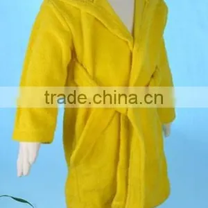 100% Cotton Towelling Terrycloth Applique Kids Hooded Bathrobe ,children Hooded Bathrobes thumbnail-2