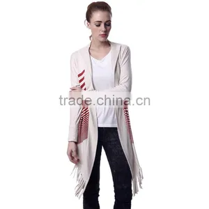 Factory Supplier Women Long Cardigan Knit Sweaters thumbnail-3