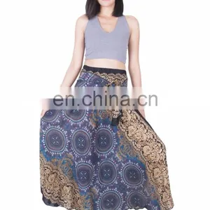 Lofbaz Bohemian Women's Long Skirt Hippie Style One Size Fits for All thumbnail-5