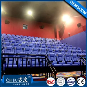 Luxury Leather Folded Cinema Theater Chair,hot Sale Movie Theatre Seats thumbnail-2