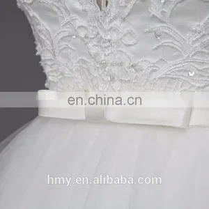 V Neckline A-line Sexy Backless Bridal Gown Lace Wedding Dresses Styles thumbnail-5