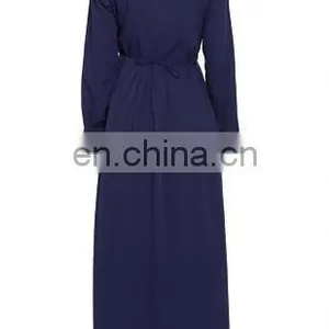 Wholesale Kaftan Abaya Ladies Long Sleeve Islamic Muslim Long Dress thumbnail-4