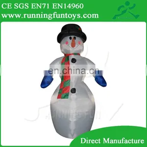 Christmas Snowman Led Inflatable Decorations, Cheap Christmas Inflatables Snowman Ornament thumbnail-3