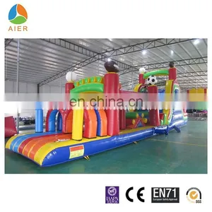 Football Designed Linflatable Obstacles, 2015 New Product for Sale thumbnail-1
