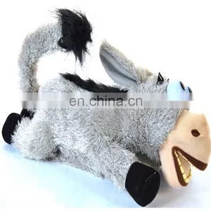 Electronic Pet Rolling Donkey Kids Toys Intelligent Voice Control Laugh Plush Donkey Toys Roll Wallow Funny Donkey Joke Toy thumbnail-2