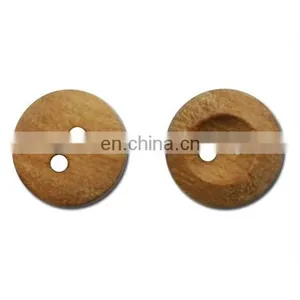 Double Sided Coat and Blazer Buttons, Dog Shape Fish Eye Button, Fancy Big Black Wooden Buttons Bulk thumbnail-1