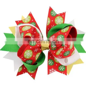 Dovetail Bowknot Hairpin Children Kids Christmas Ornaments Headdress Baby's Hair Accessories Holiday Gift Set thumbnail-4