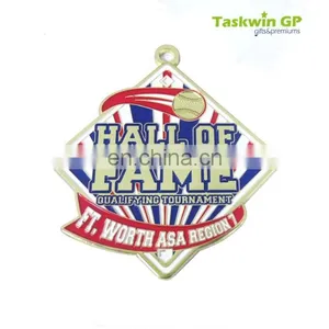 Made in China Hot Sale High Quality Cheap Metal Copper Sports Medal Trophy /custom Baseball Metal Medal for Award thumbnail-2