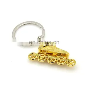 Creative Skate Shape Keychain Zinc Alloy Keychain Custom Metal Key Ring thumbnail-3