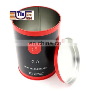 Small Round Metal Material Tea Tin Box thumbnail-2