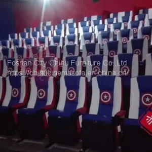 Rocking Back Leather Cinema Seating,leather Folding Cinema Seats thumbnail-4