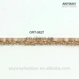 Glitter Transparent Yellow Decoration Ribbon thumbnail-1