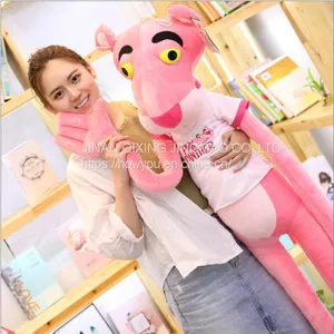 China Manufacture Pink Naughty Panther Dalang Plush Toy as Sleeping Pillow thumbnail-3