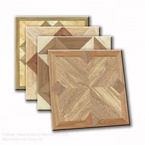 Foshan 60*60 Antique Wood Tiles Design Glazed Porcelain Wooden Floor Tiles thumbnail-1