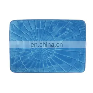 Factory Wholesale Non-Slip Printing Shower Anti Slip Non Memory Foam Bathroom Floor Door Rugs Carpet Mats thumbnail-3