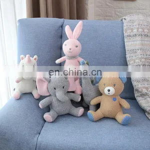 Student Kids Crocheted & Knitted Stuffed Animals Toys Bunny Elephant Dinosaur Patterns Valentine Day Gift Lover Gifts thumbnail-4