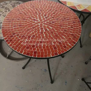 Metal Outdoor Folding Table Coffer Table Round Table thumbnail-5