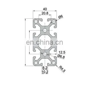 SHENGXIN 4080 Industry Production Line Aluminum T-slot V-slot Channel thumbnail-2