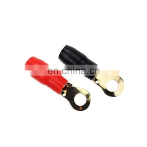 1/0 Gauge 2ga 4 Gauge 6ga 8 Gauge Ring Terminal Crimp Ring Terminal for Car Battery thumbnail-1