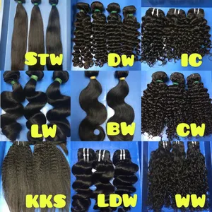 KHH Virgin Cuticle Aligned Hair Wholesale Unprocessed Raw Straight Human Hair Bundles Brazilian Hair Weave Bundles Cheap 10a Grade thumbnail-5