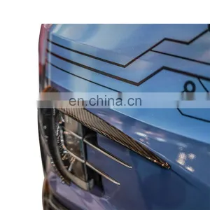 High Quality Carbon Fiber Fog Light Cover Canards for Tesla Model x thumbnail-4