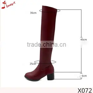 Euro UK Size Gladiator Genuine Leather Thigh High Women Boots thumbnail-1