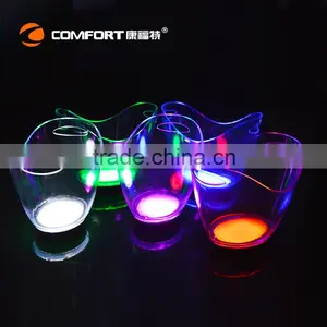 New Design Clear ps Lighted Wine Bucket thumbnail-5