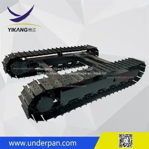 China Gold Manufacturer Customized Steel Track Undercarriage for Mini Crawler Excavator Drilling Rig Machinery thumbnail-4